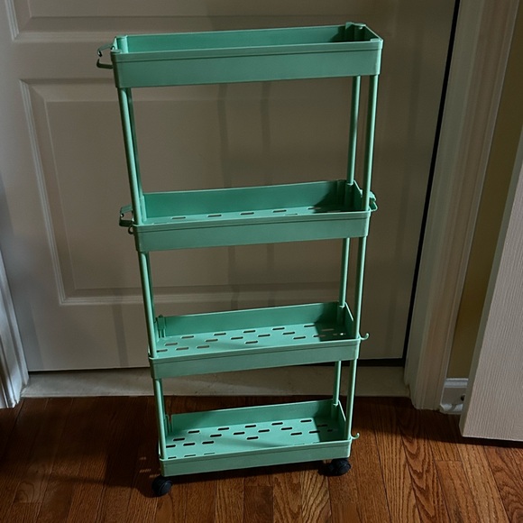Other - Green Rolling Storage Cart